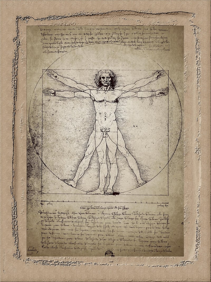 Vitruvian Man by Leonardo da Vinci